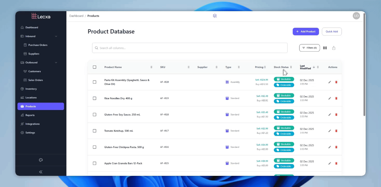 One-Click Data Entry